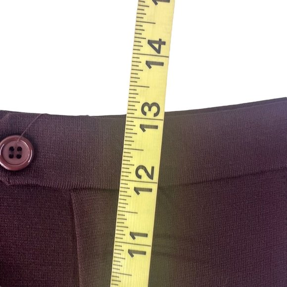 Vintage 70s Dark Brown High Rise Wide Leg Medium Tall - Picture 5 of 9